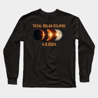 Eclipse Shirt 2024 Solar Eclipse Tshirt Total Solar Eclipse Shirt April 8 2024 Tee Eclipse 2024 Youth Total Eclipse Shirt Gift Solar Eclipse Long Sleeve T-Shirt